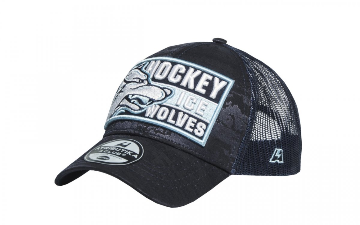 

Бейсболка мужская Atributika&Club Ice Wolves, синий, Ice Wolves