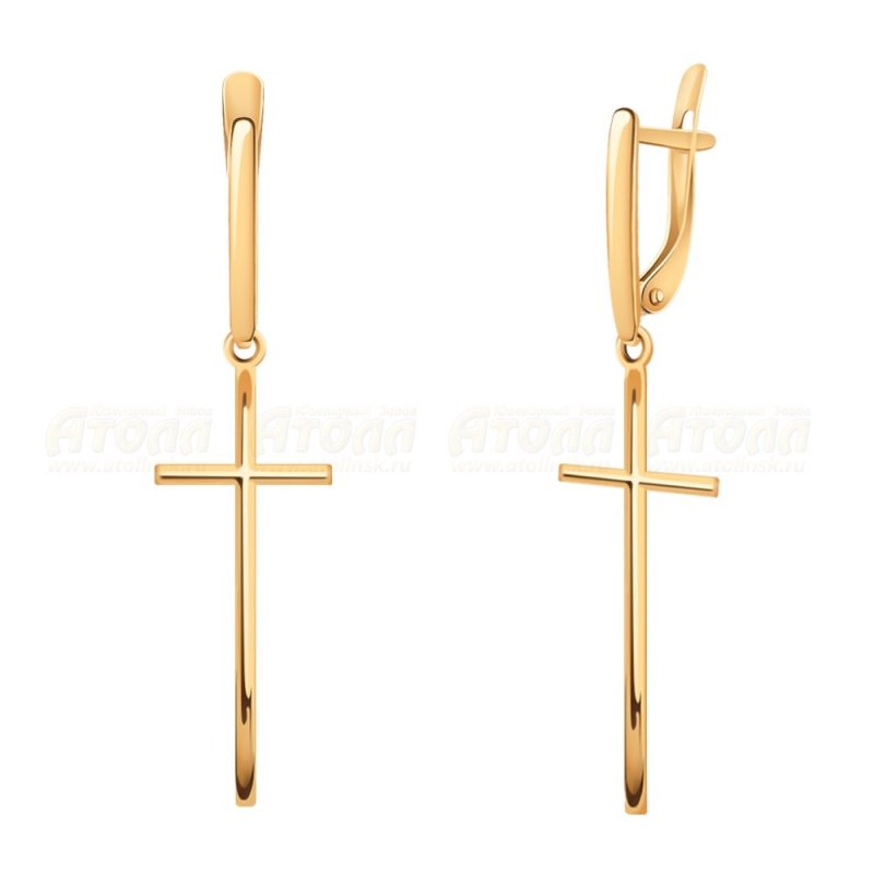 

Серьги из красного золота Golden Eagle 21020, 21020