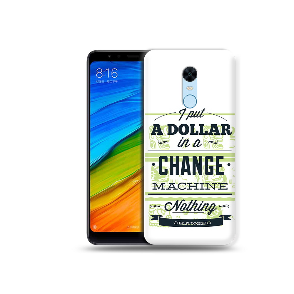 

Чехол MyPads Tocco для Xiaomi Redmi 5 Plus доллар надпись (PT94743.327.336), Прозрачный, Tocco