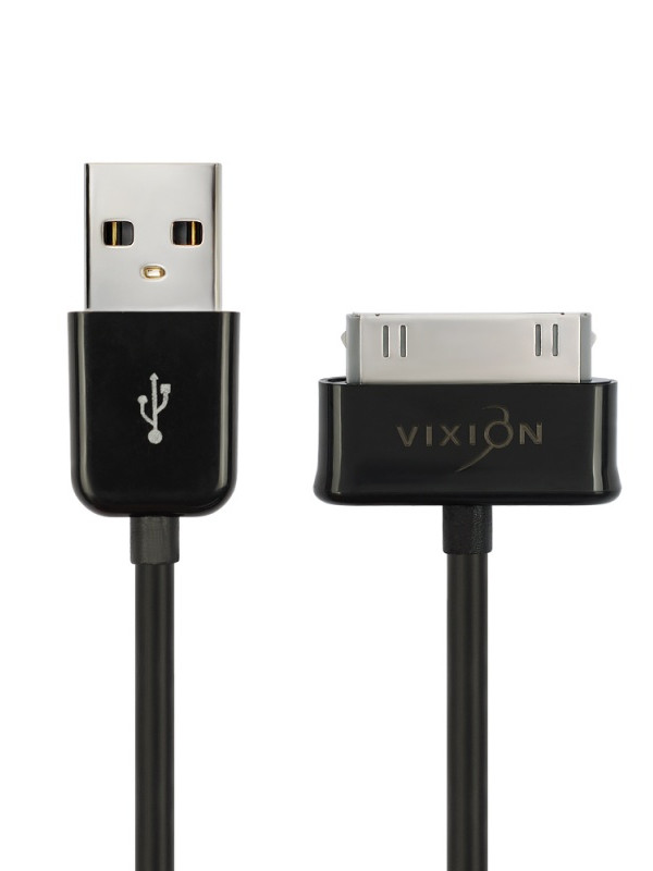 Аксессуар Vixion J5 USB - 30 pin 1m Black