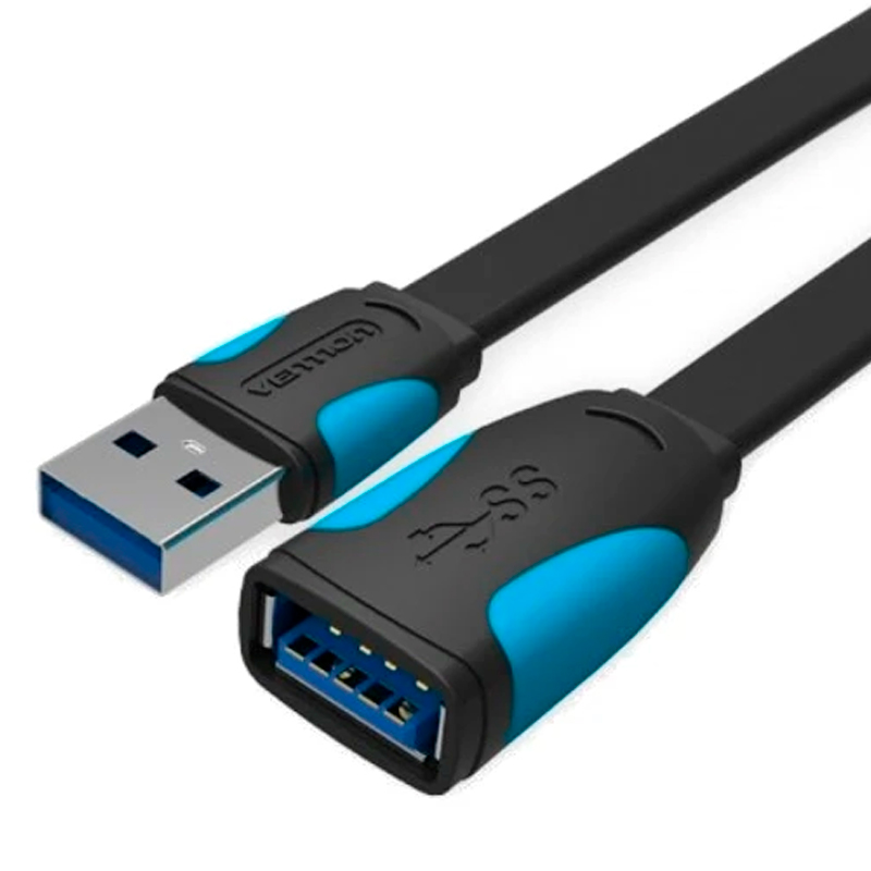 Кабель Vention USB A - USB A вилка-розетка 15м VAS-A13-B150 черный 1065₽