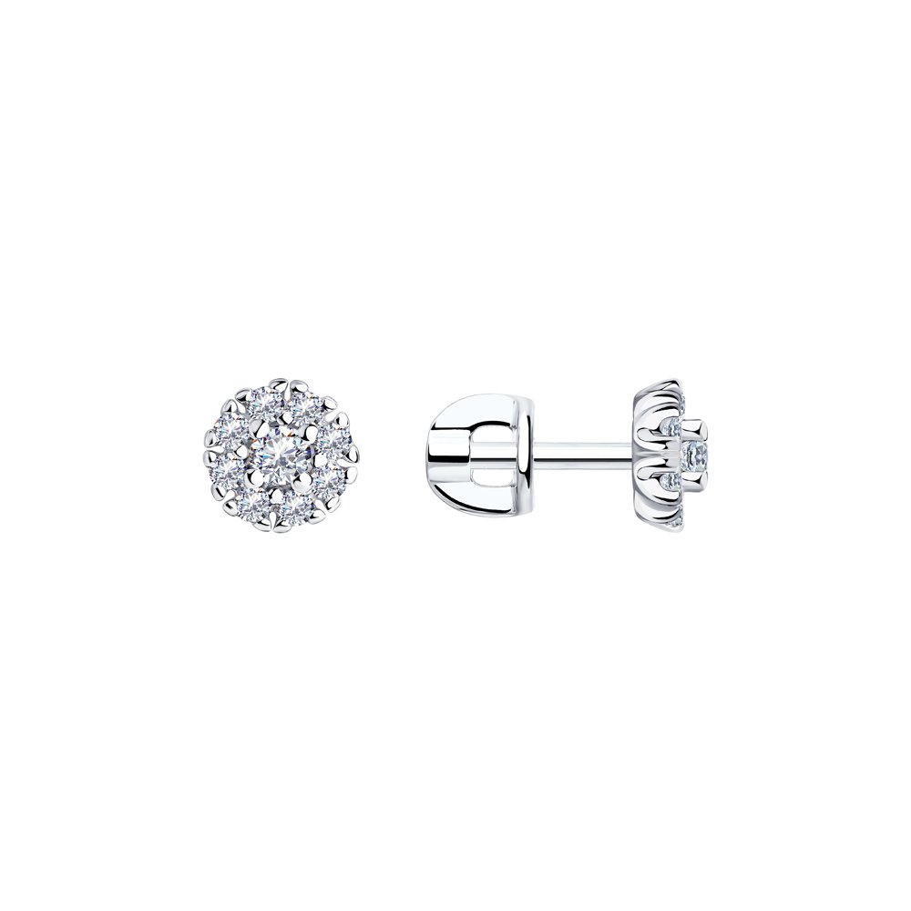 

Серьги из серебра Golden Eagle 94021906, фианит, 94021906