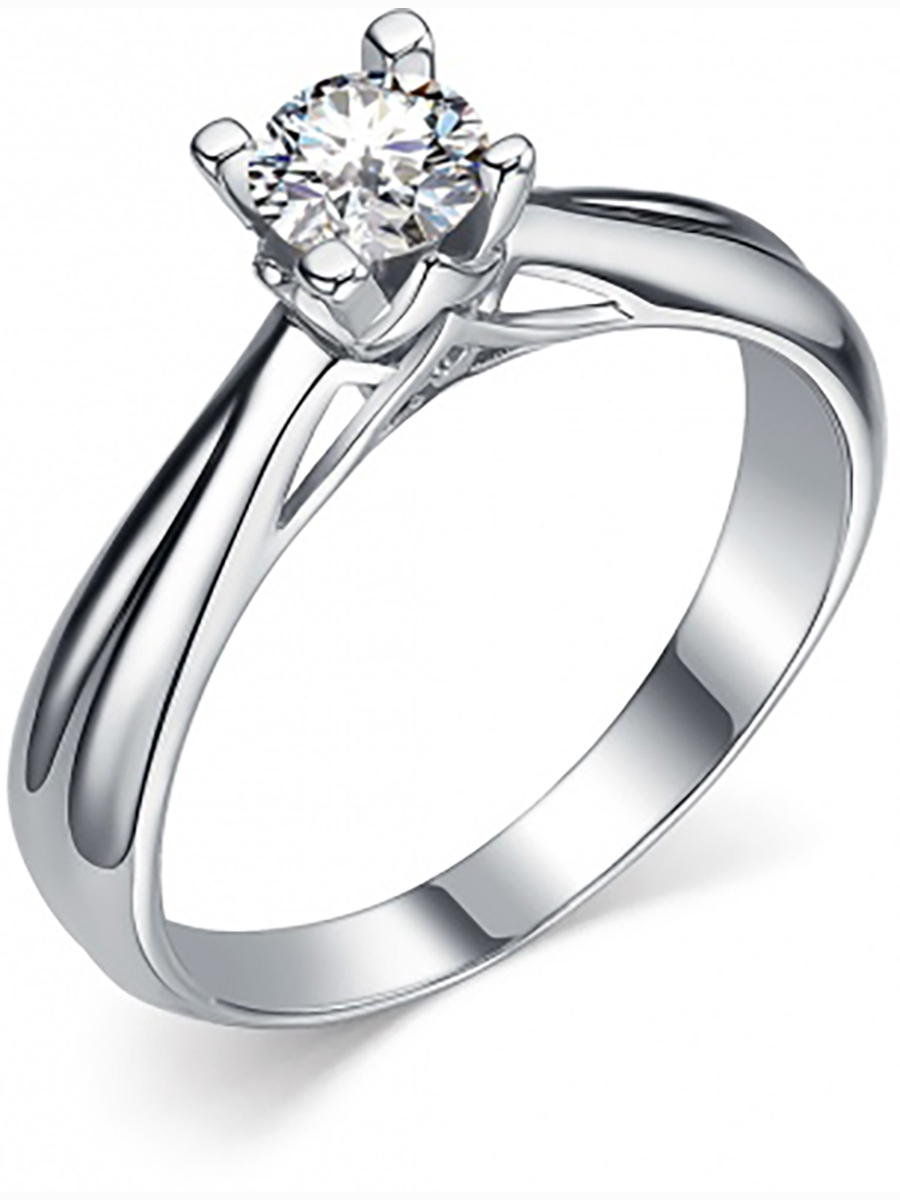 

Кольцо с 1 фианитом из серебра Veronika К630-1932 18,5, К630-1932