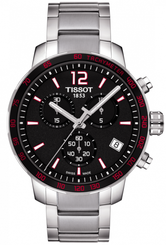 

Наручные часы Tissot Quickster Chronograph T095.417.11.057.00, T0954171105700