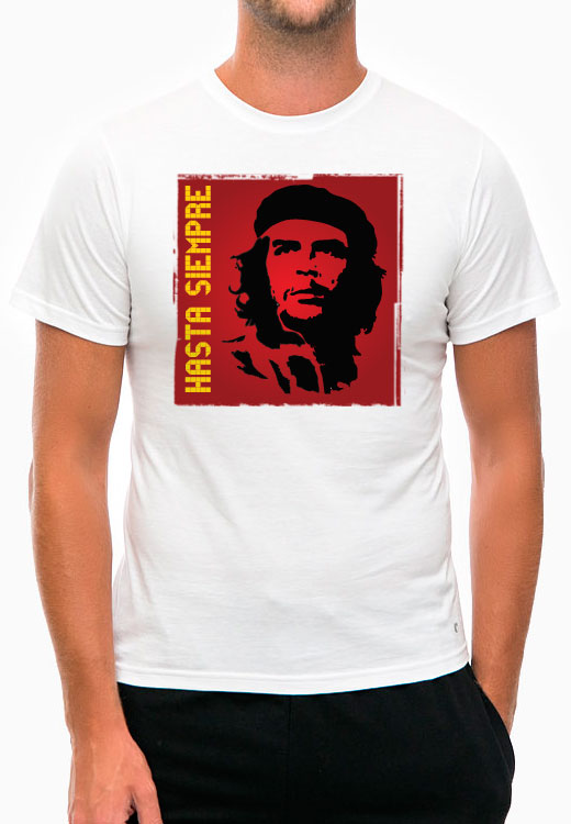 

Футболка унисекс NoBrand Hasta Siempre белая XXXL, Белый, Hasta Siempre