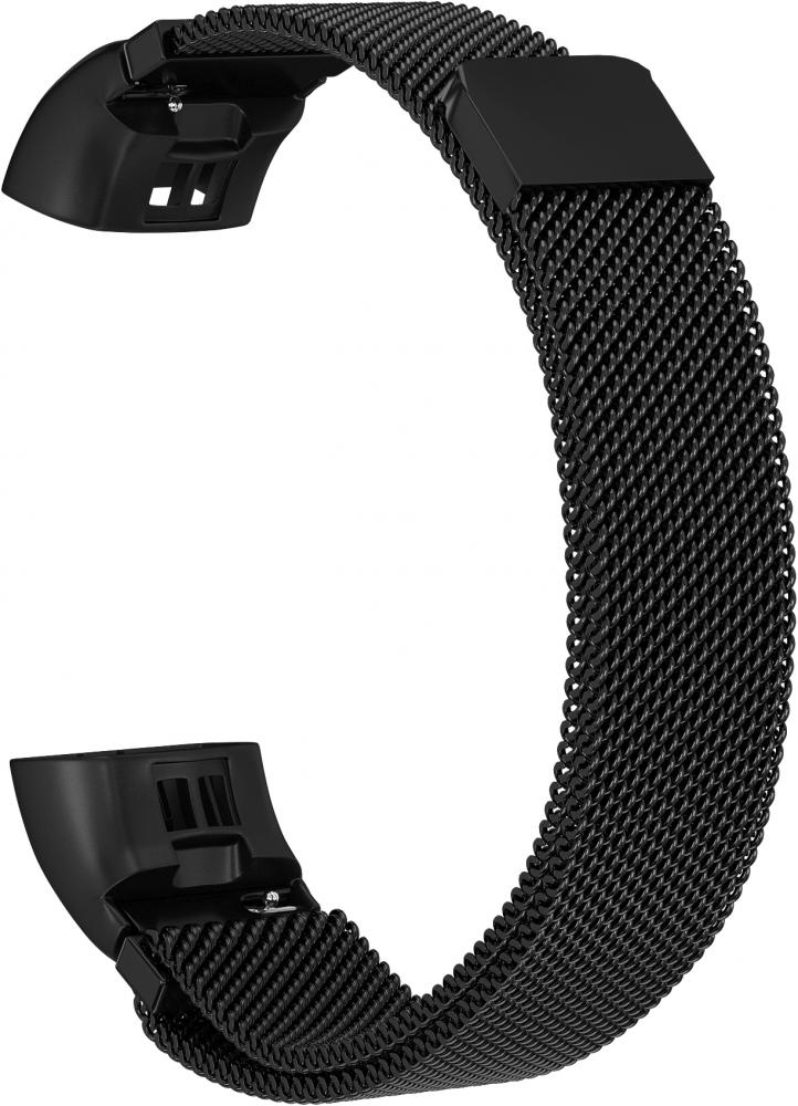 

Ремешок металлический GSMIN Milanese Loop для фитнес браслета Huawei Band 3 (Черный), Milanese Loop для фитнес браслета Huawei Band 3