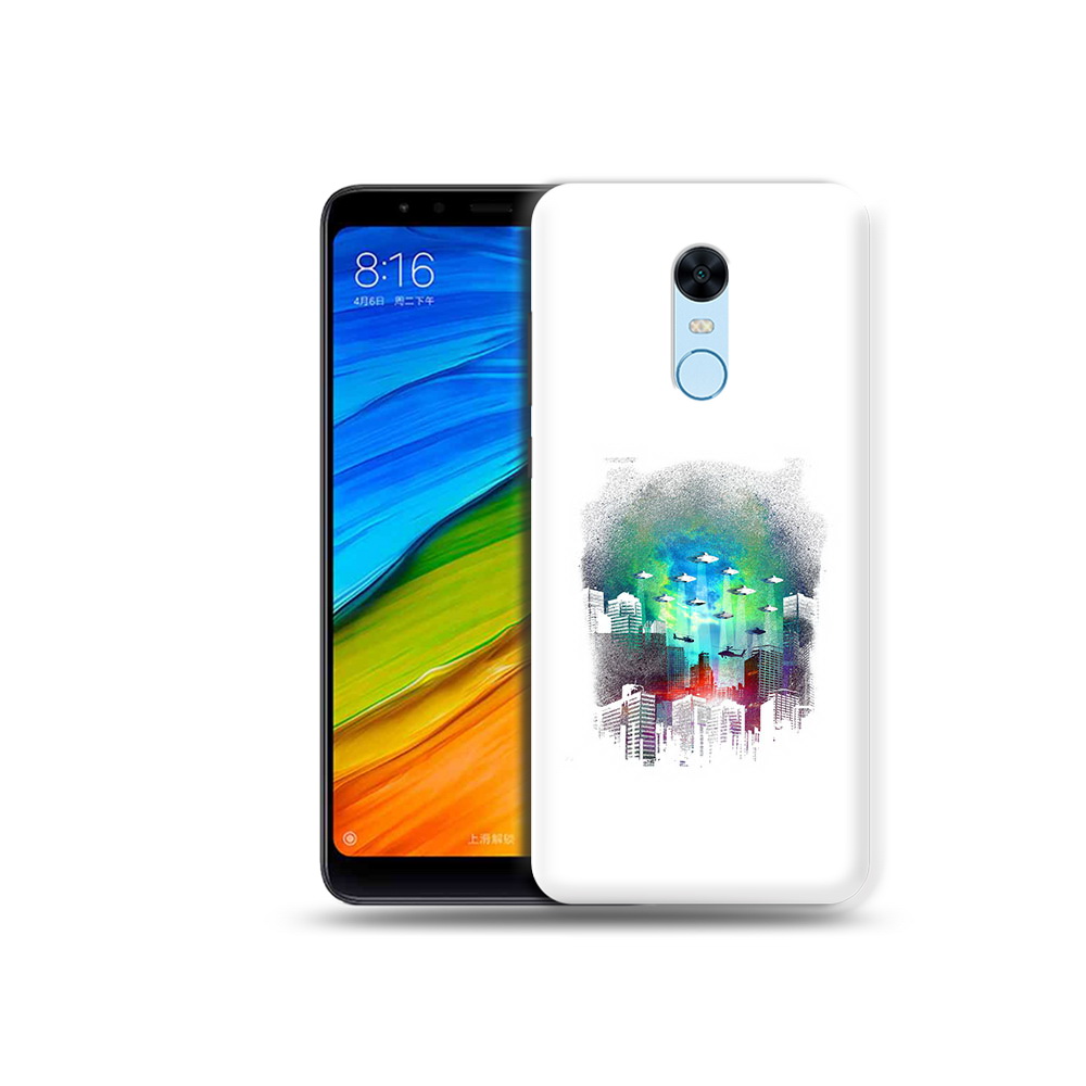 

Чехол MyPads Tocco для Xiaomi Redmi 5 Plus город в свечении (PT94743.327.296), Прозрачный, Tocco