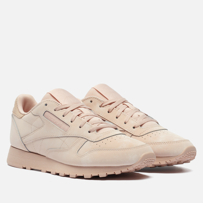 

Женские кроссовки Reebok Classic Leather бежевый, размер 40.5 EU, Classic Leather