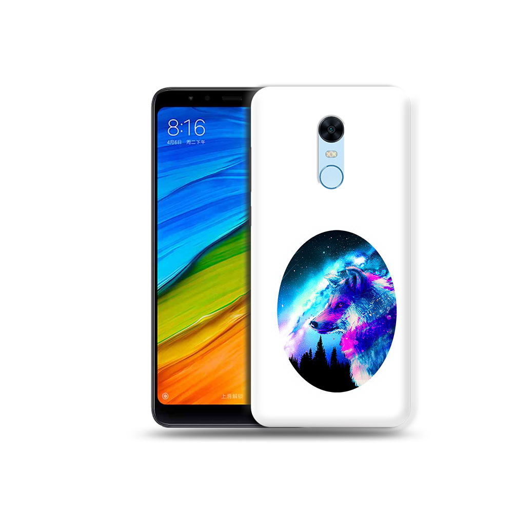 

Чехол MyPads Tocco для Xiaomi Redmi 5 Plus голубой волк (PT94743.327.293), Прозрачный, Tocco