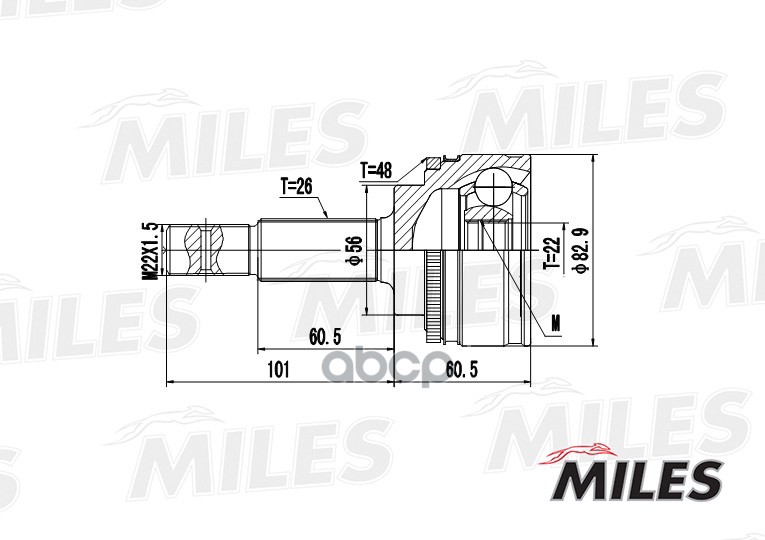 

Шрус Miles GA20451