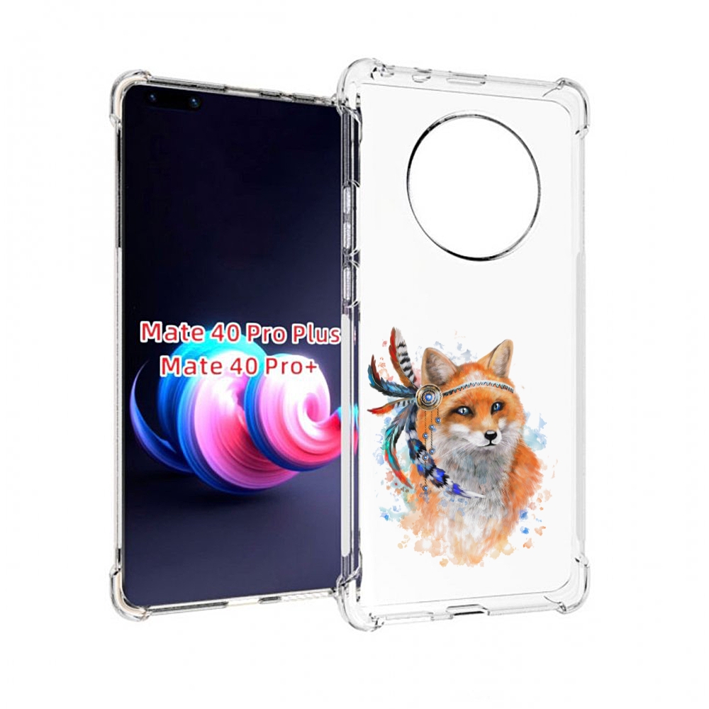 

Чехол MyPads инду лиса для Huawei Mate 40 Pro+ Plus, Прозрачный, Tocco