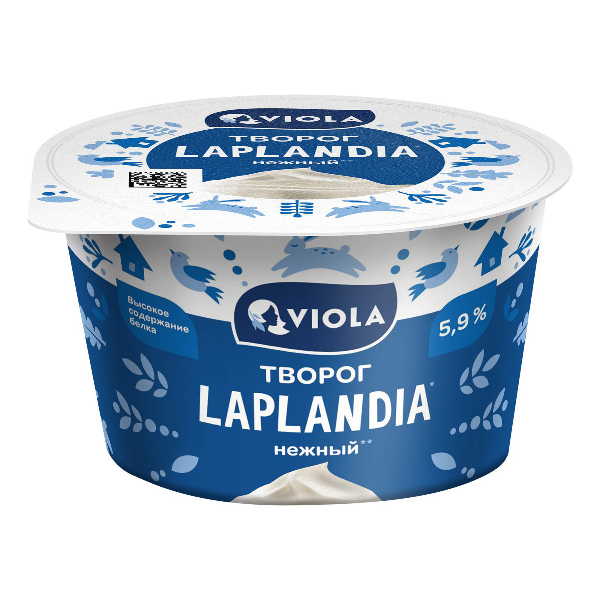 

Творог мягкий Viola Лапландия нежный 5,9% БЗМЖ 180 г