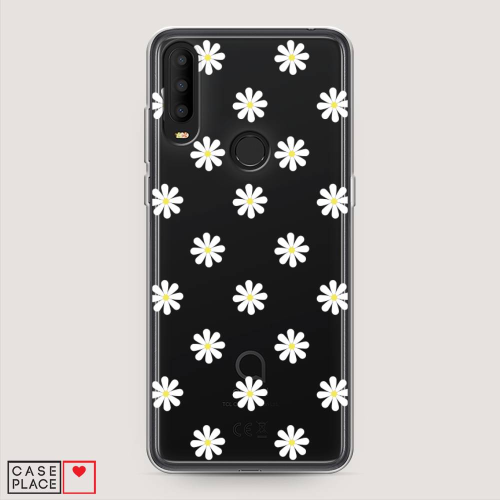 

Силиконовый чехол "Маленькие ромашки" на Alcatel 3X 5048Y (2019), 170750-8