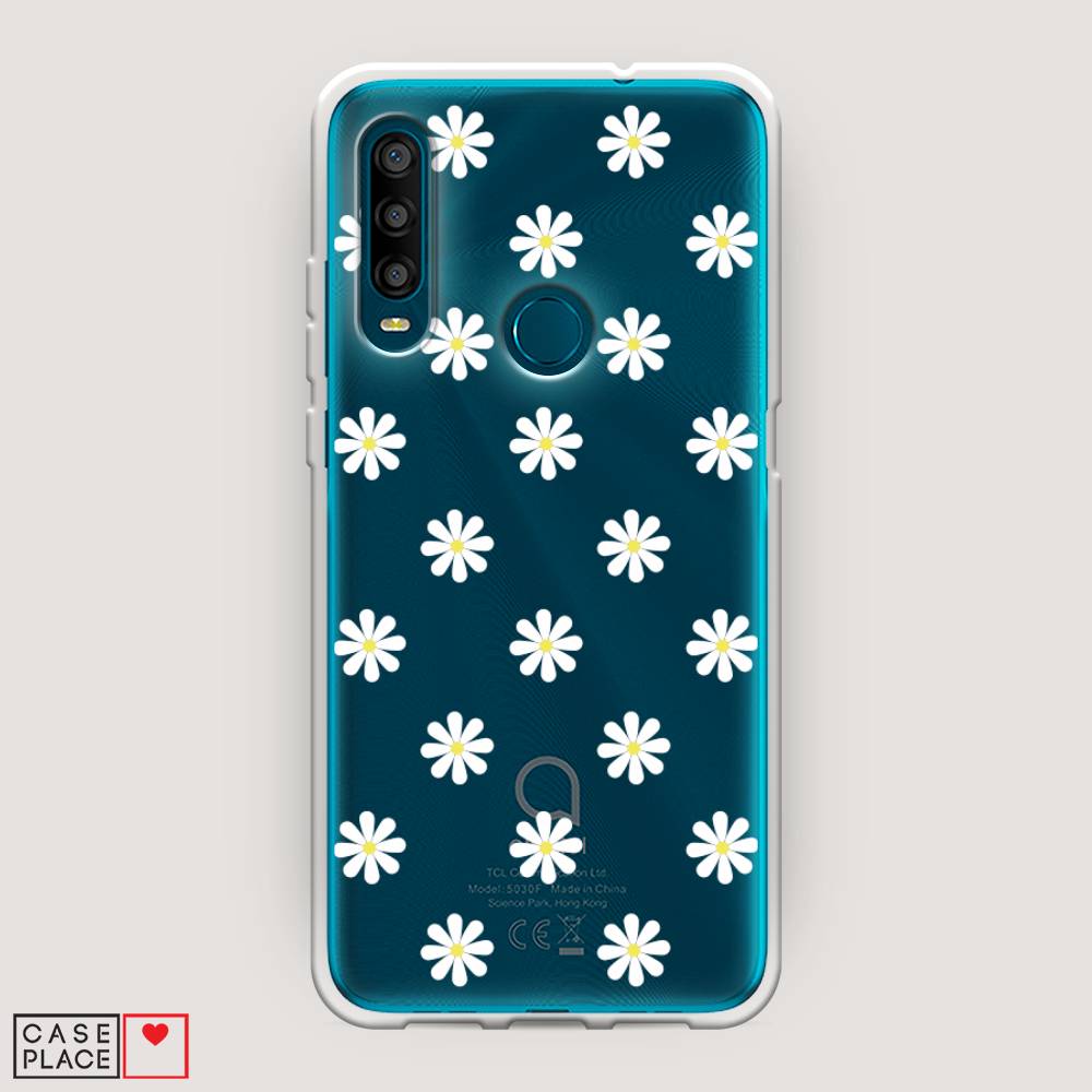 

Силиконовый чехол "Маленькие ромашки" на Alcatel 1SE (2020), 171250-8