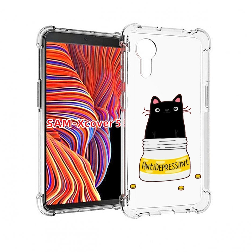 

Чехол MyPads антидепрессант для Samsung Galaxy Xcover 5, Прозрачный, Tocco