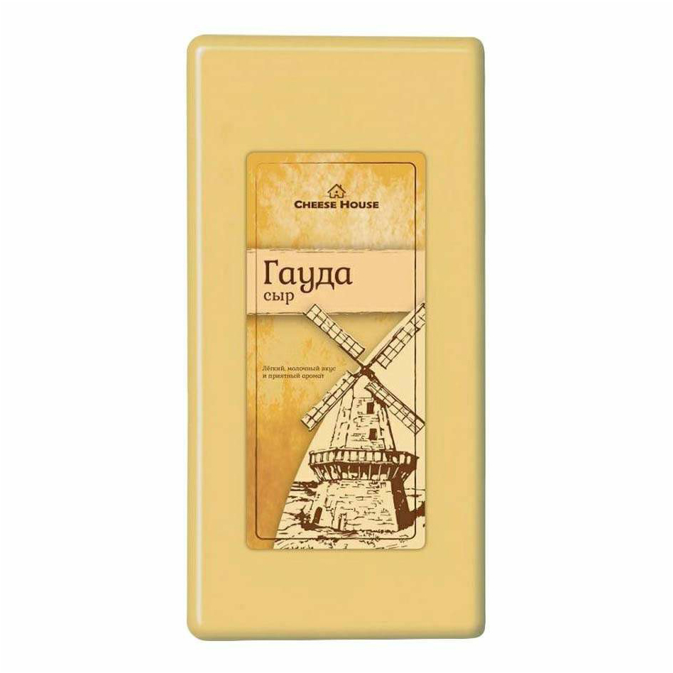 

Сыр полутвердый Cheese House Гауда 20% БЗМЖ 400 г