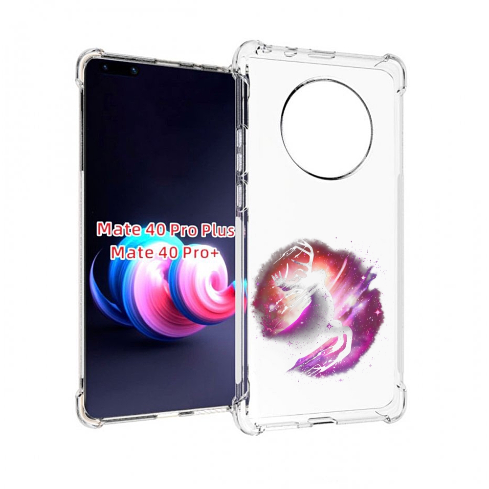 

Чехол MyPads звездный олень для Huawei Mate 40 Pro+ Plus, Прозрачный, Tocco