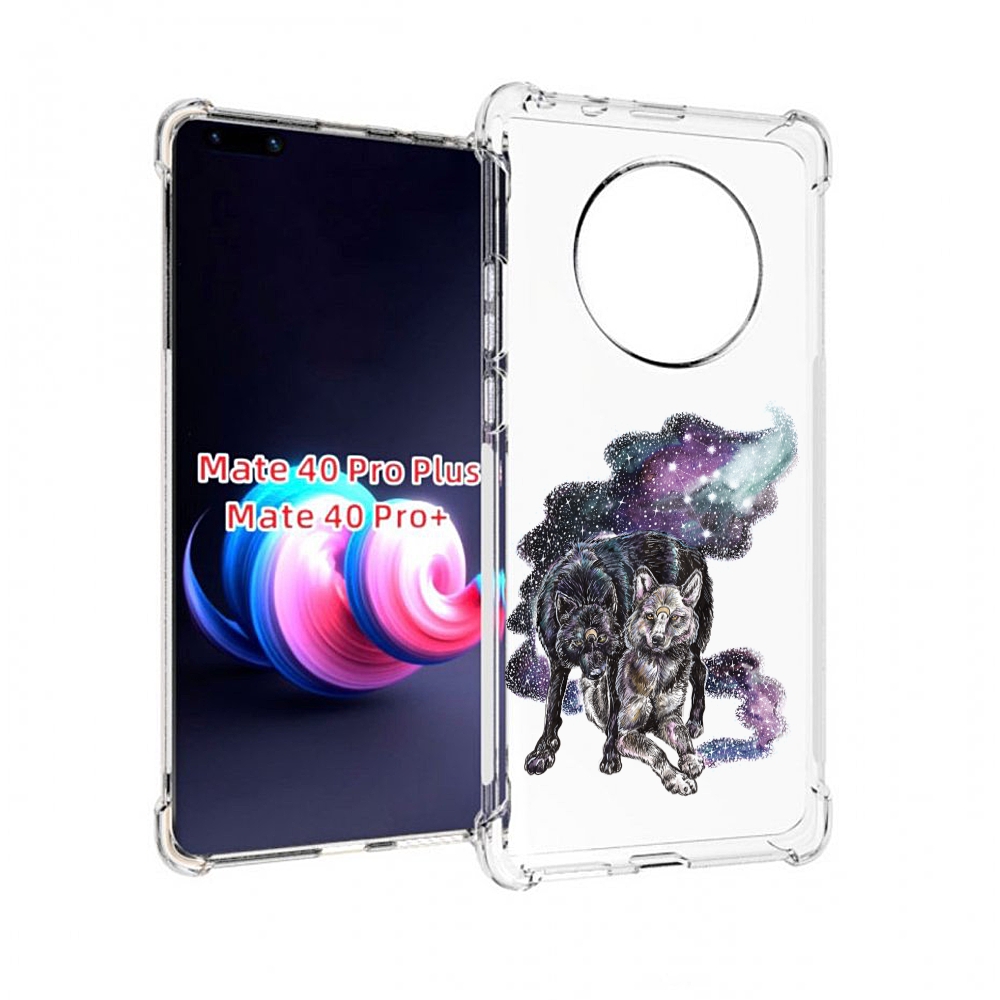 

Чехол MyPads звездные волки для Huawei Mate 40 Pro+ Plus, Прозрачный, Tocco