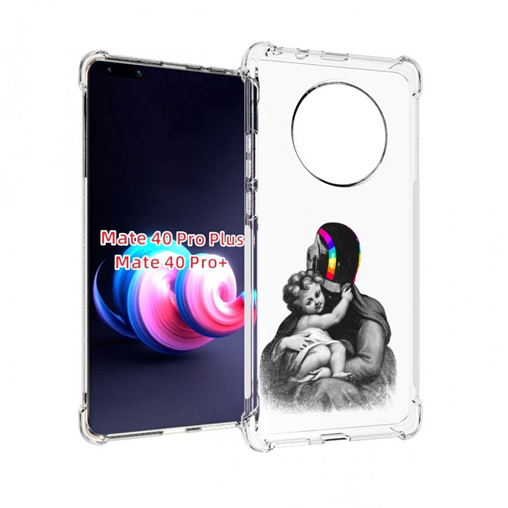 

Чехол MyPads защитник в шлеме для Huawei Mate 40 Pro+ Plus, Прозрачный, Tocco