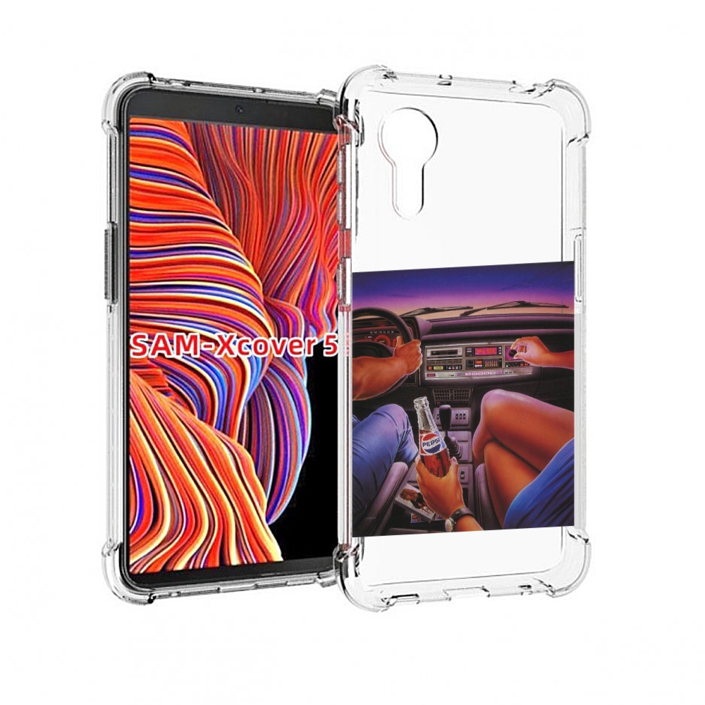 

Чехол MyPads американская машина салон для Samsung Galaxy Xcover 5, Прозрачный, Tocco