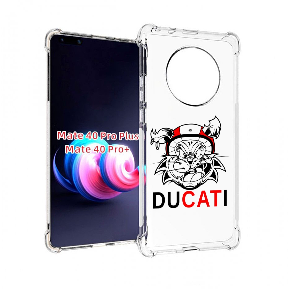 

Чехол MyPads дукати для Huawei Mate 40 Pro+ Plus, Прозрачный, Tocco