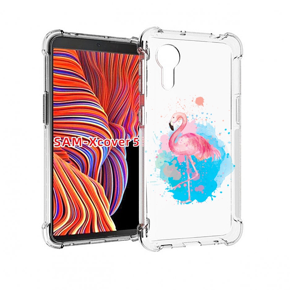 

Чехол MyPads акварельное-фламинго для Samsung Galaxy Xcover 5, Прозрачный, Tocco