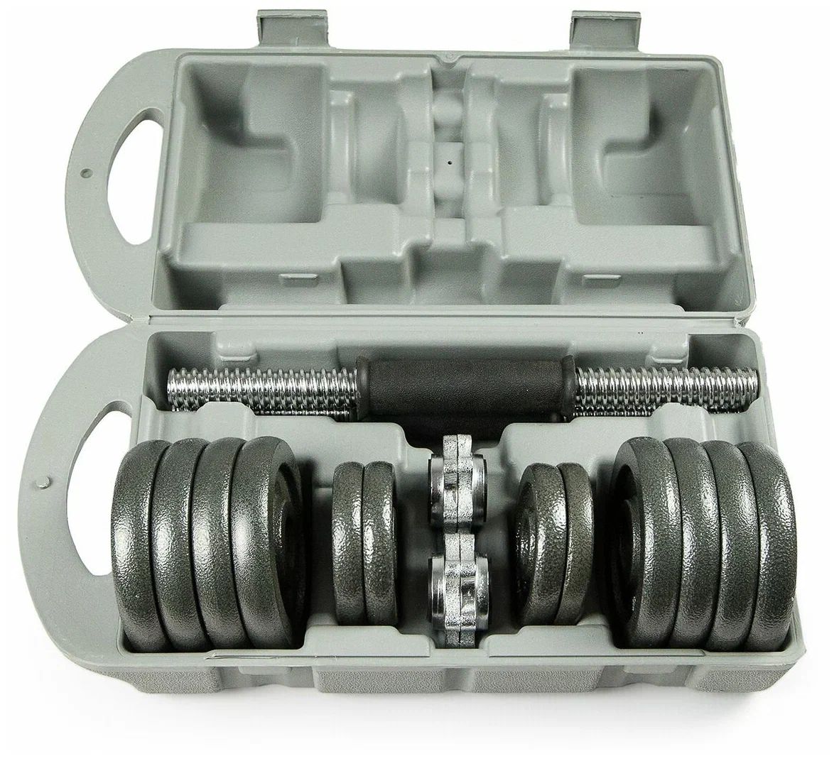 

Разборные гантели Atlas Sport 2 x 7,5 кг, черный, 2