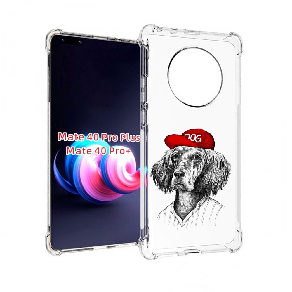 

Чехол MyPads дог для Huawei Mate 40 Pro+ Plus, Прозрачный, Tocco