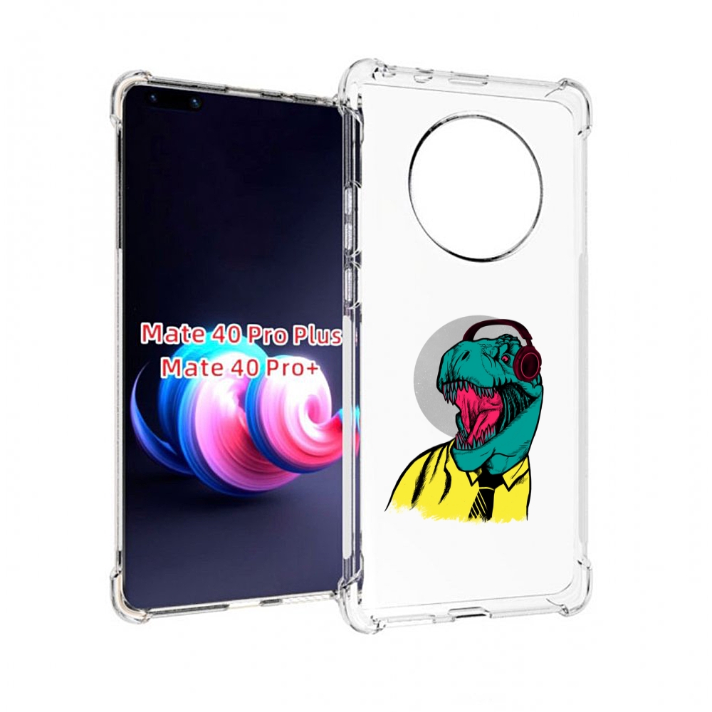 

Чехол MyPads дино для Huawei Mate 40 Pro+ Plus, Прозрачный, Tocco
