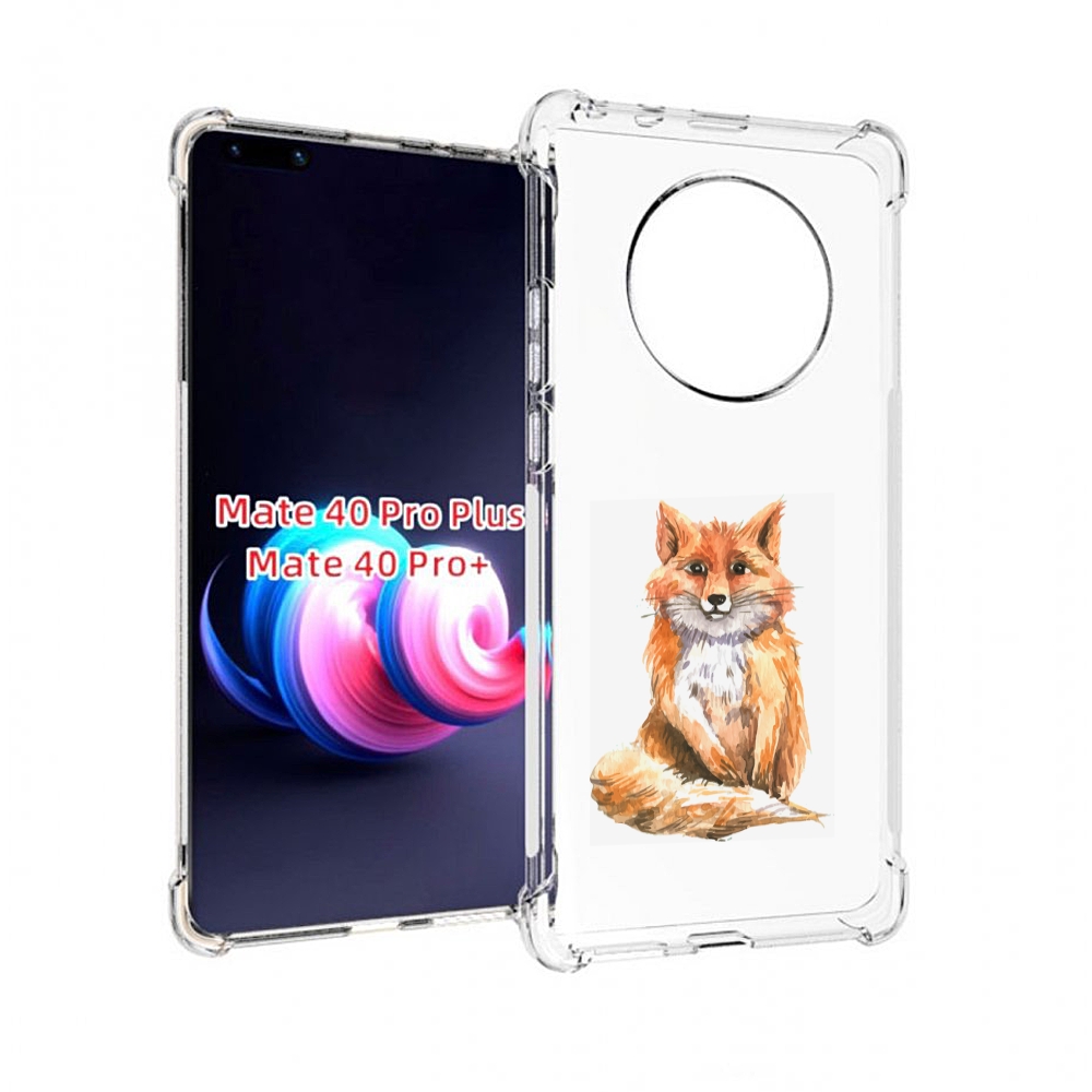 

Чехол MyPads детская лиса для Huawei Mate 40 Pro+ Plus, Прозрачный, Tocco