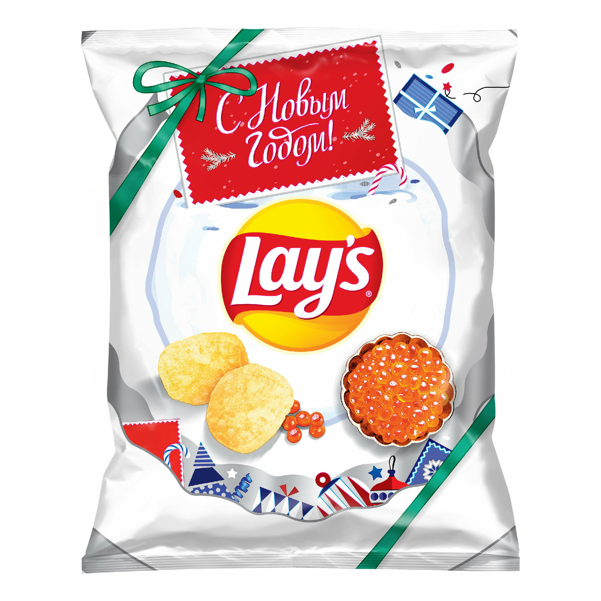

Чипсы картофельные Lay's Красная икра 107 г