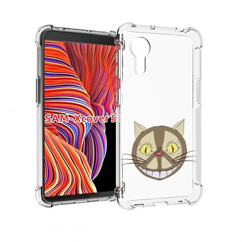 

Чехол MyPads Чеширский кот для Samsung Galaxy Xcover 5, Прозрачный, Tocco