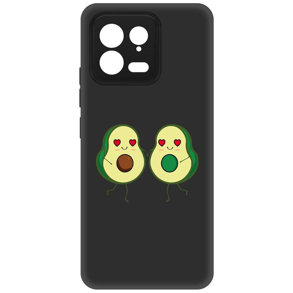 

Чехол-накладка Krutoff Soft Case Авокадо Пара для Xiaomi 13 черный