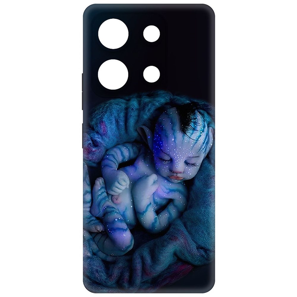 

Чехол-накладка Krutoff Soft Case Аватар - Малышка для INFINIX Note 30 черный