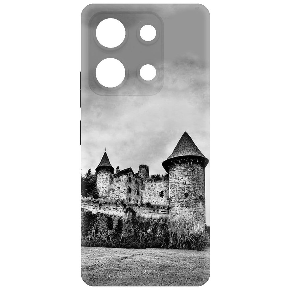 

Чехол-накладка Krutoff Soft Case Старый замок для INFINIX Note 30 черный
