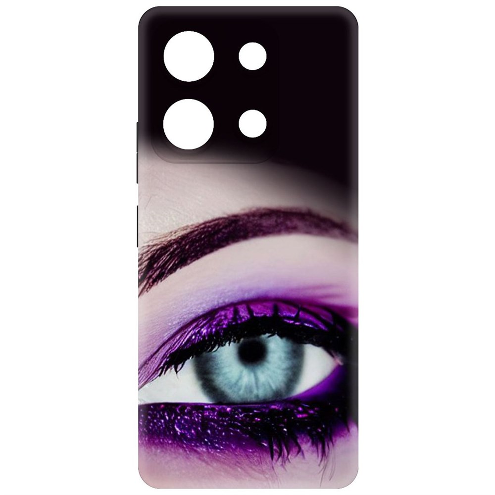 

Чехол-накладка Krutoff Soft Case Взгляд для INFINIX Note 30 черный