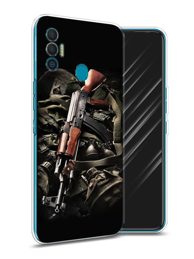 

Чехол Awog на Tecno Spark 7 "Автомат", Разноцветный, 301050-5