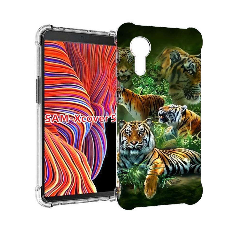 

Чехол MyPads Тигры для Samsung Galaxy Xcover 5, Прозрачный, Tocco