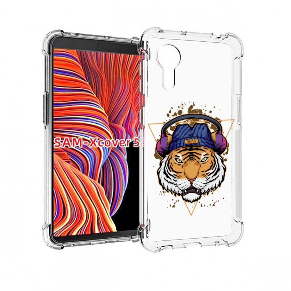 

Чехол MyPads Тигр-Свэг для Samsung Galaxy Xcover 5, Прозрачный, Tocco