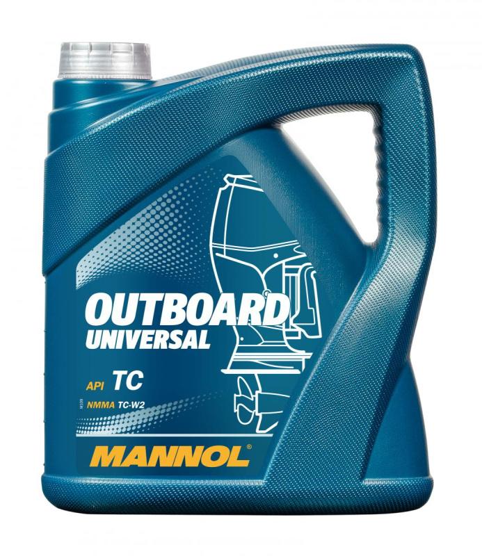 Моторное масло 2Т MANNOL OUTBOARD UNIVERSAL 7208 4 л. OUTBOARD Universal 1429, 4 л.