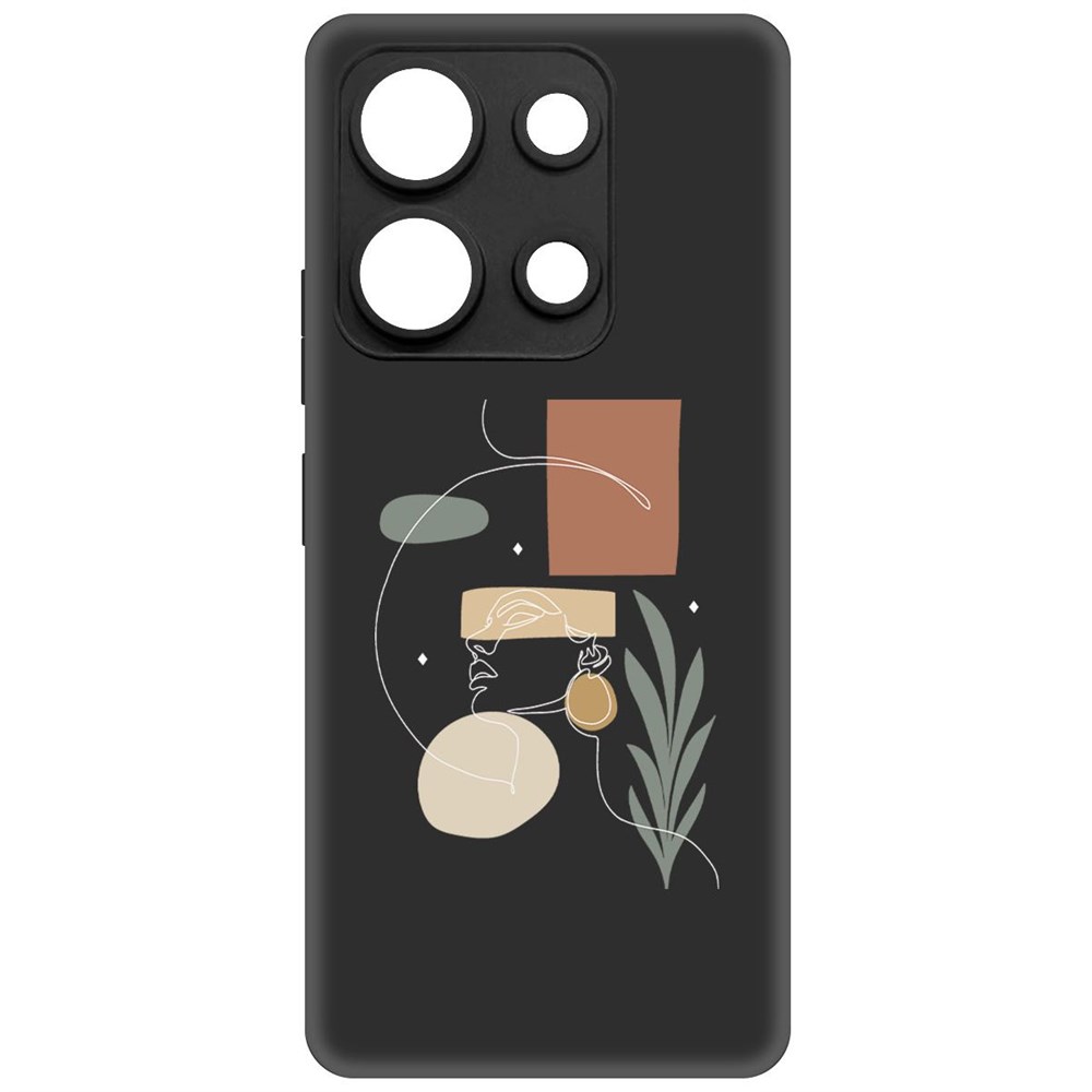 

Чехол-накладка Krutoff Soft Case Элегантность для INFINIX Note 30 черный