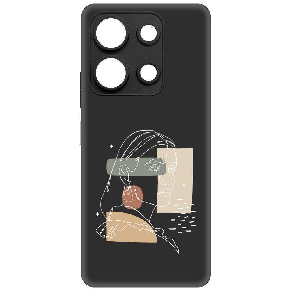 

Чехол-накладка Krutoff Soft Case Уверенность для INFINIX Note 30 черный