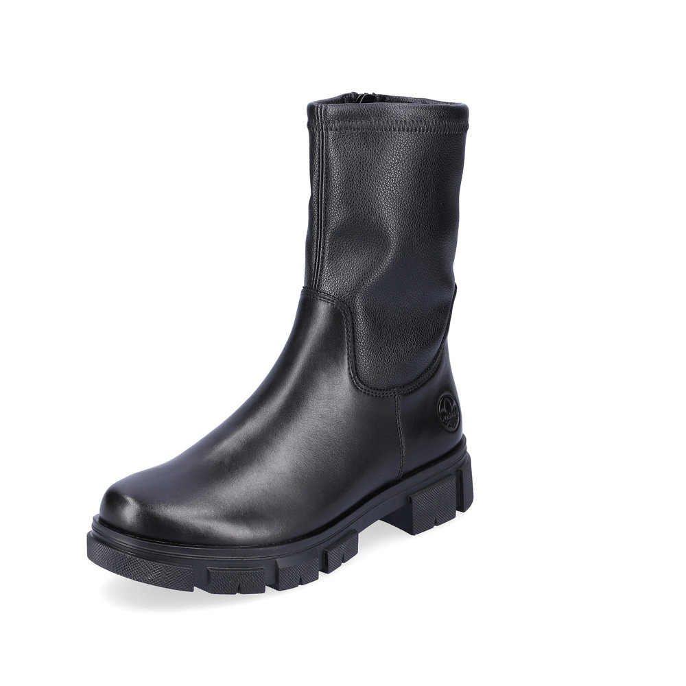 

Полусапоги женские Rieker Y7151-00 черные 36 RU, Черный, Y7151-00