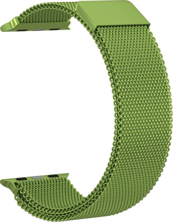 

Ремешок Milanese Loop для Apple Watch Series 6 42/44 (Оливковый), Зеленый