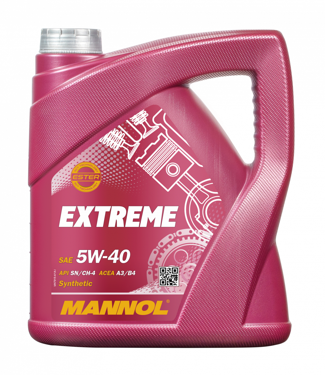 Моторное масло Mannol Extreme 5W40 4л