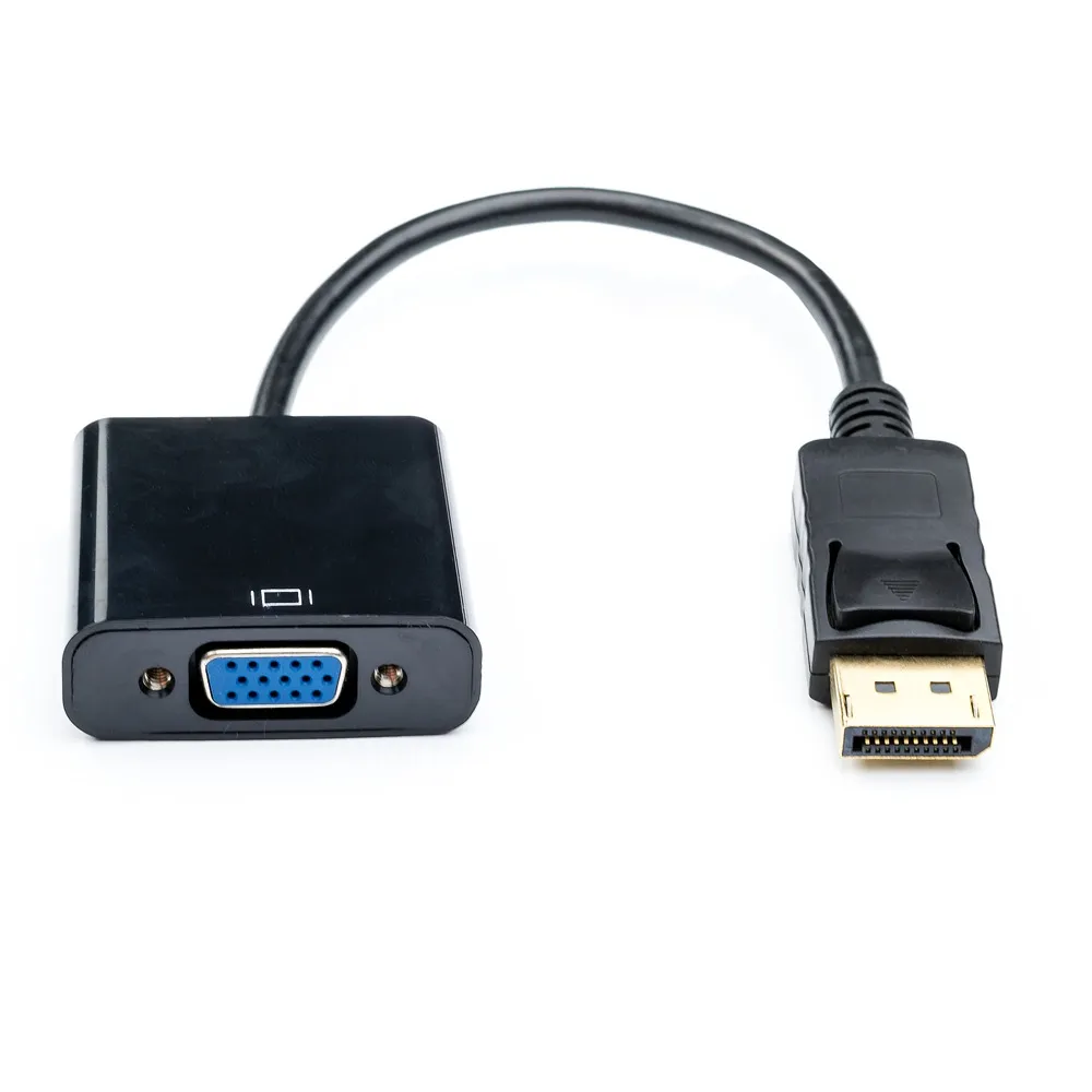 

Переходник NoBrand DisplayPort - VGA вилка-розетка 0.1м черный