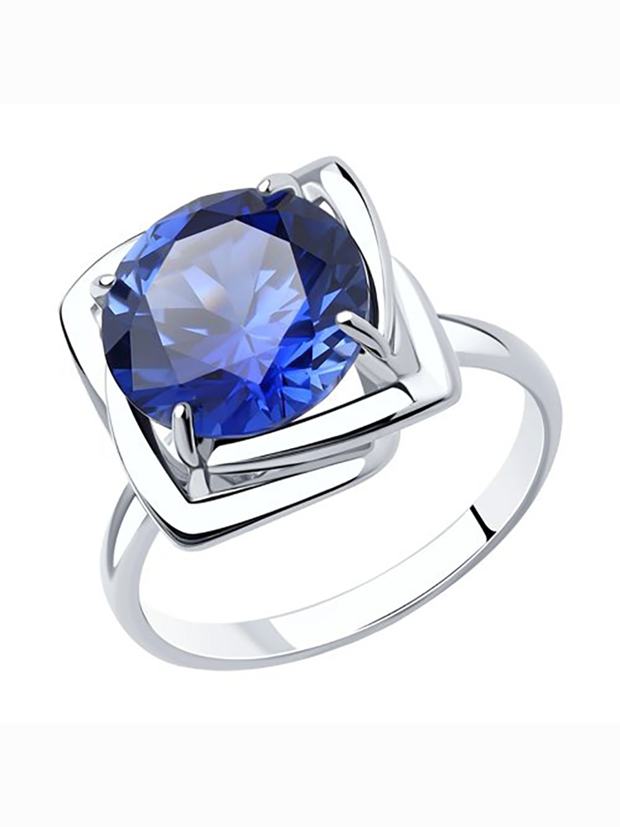 

Кольцо женское из серебра с сапфиром 585Gold 701010407, р, 701010407