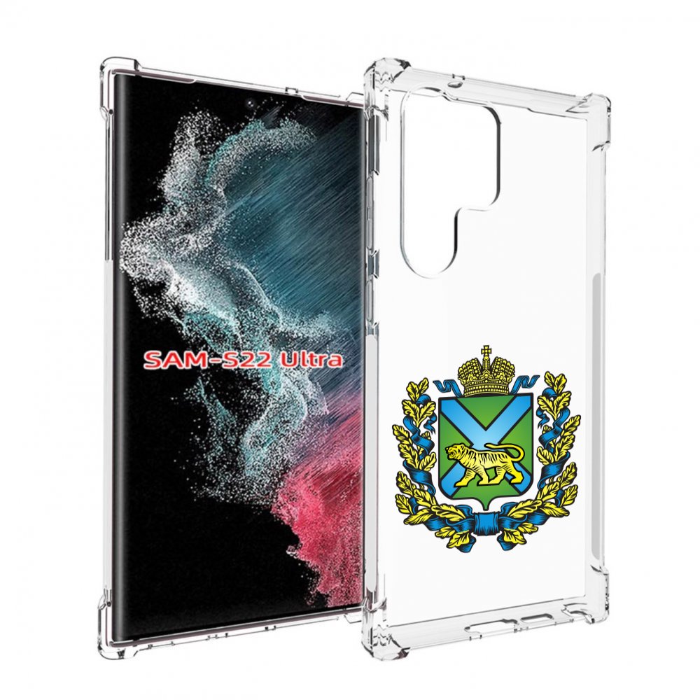

Чехол MyPads герб-приморскии-краи для Samsung Galaxy S23 Ultra, Прозрачный, Tocco