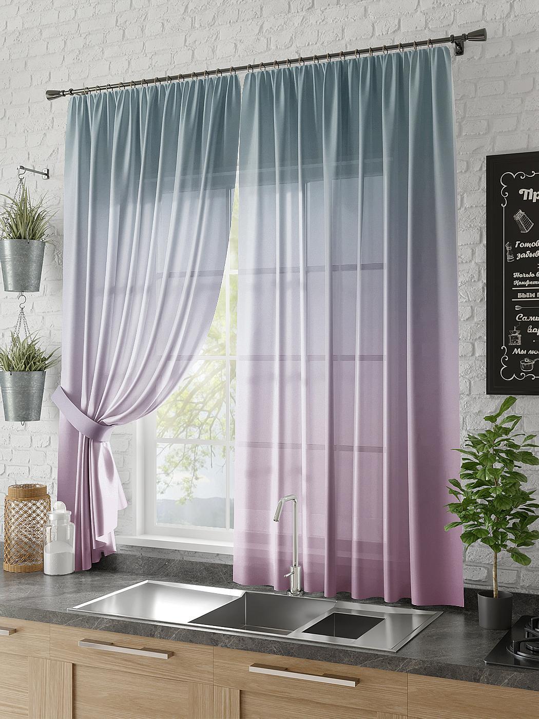 

Комплекты штор AT HOME Илитс высота 180 см, ширина 150 см, Фиолетовый/сирень, 930618