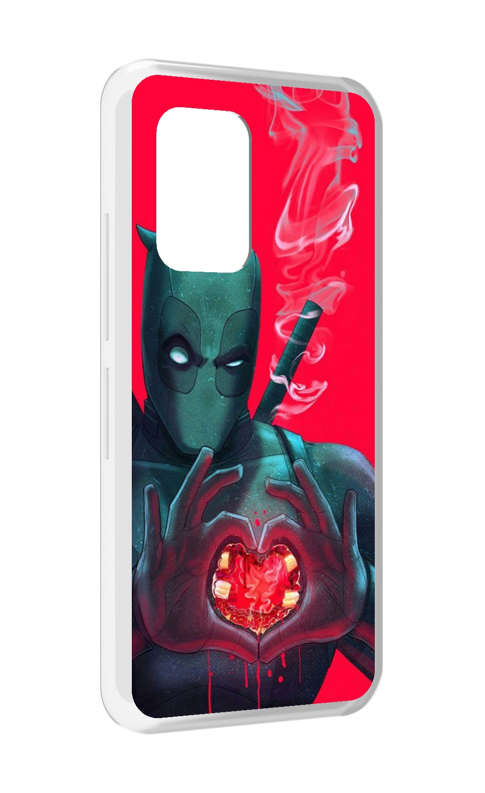 

Чехол MyPads дедпул-в-сердце для UMIDIGI Bison GT, Прозрачный, Tocco